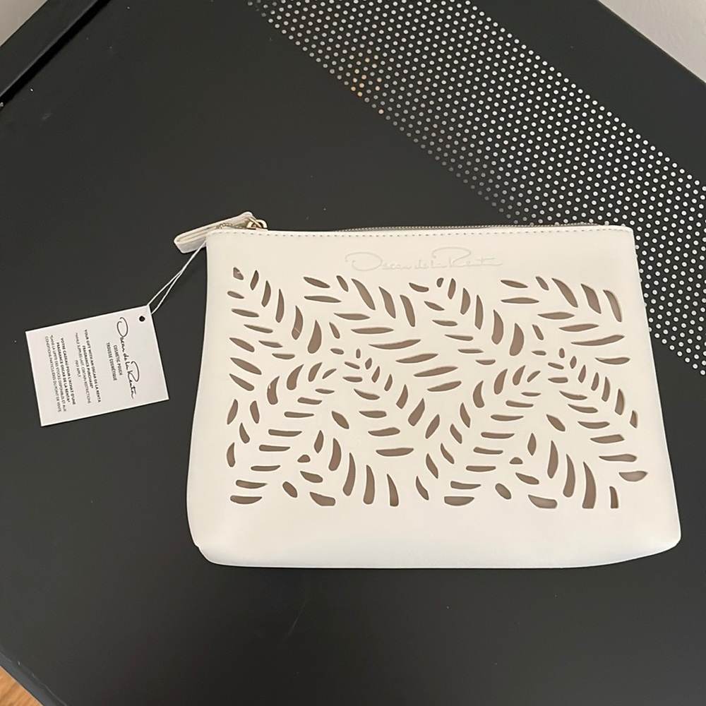 Óscar de la Renta cosmetic bag multipurpose bag original Organizer Case White